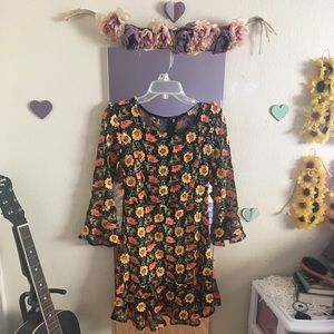For Love and Lemons Amelia Sunflower Dress